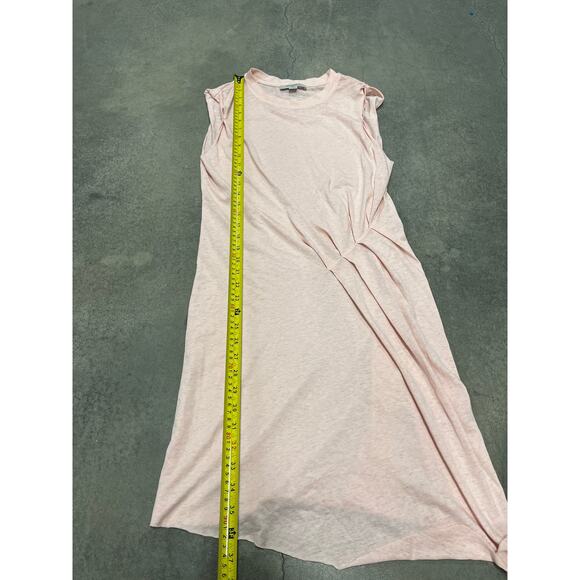 AllSaints Duma Pleated Shift Dress size small in pink - Picture 3 of 5